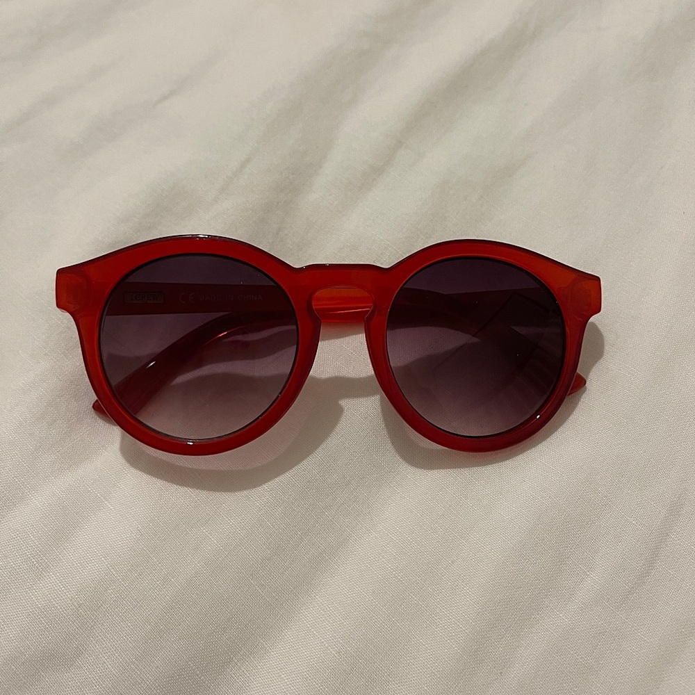 J. Crew Red Sunglasses